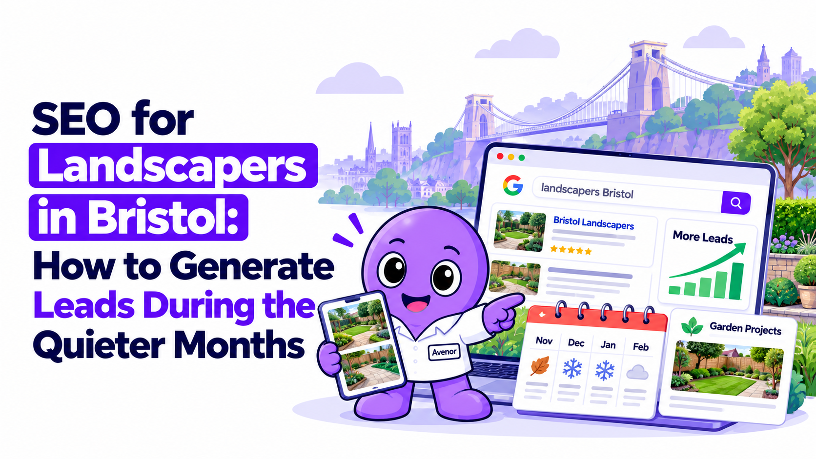 SEO for Landscapers in Bristol: How to Generate Leads During the Quieter Months